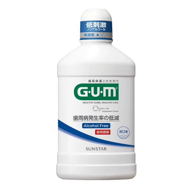 【G.U.M】牙周護理潔齒液500ml-5入組