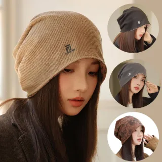 【MUAN】雙面可戴堆堆帽 四季產婦孕婦防風月子帽 顯臉小百搭 護耳帽 冷帽