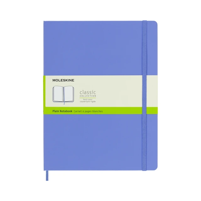 【MOLESKINE】經典硬殼空白XL型筆記本- 粉藍(筆記本)