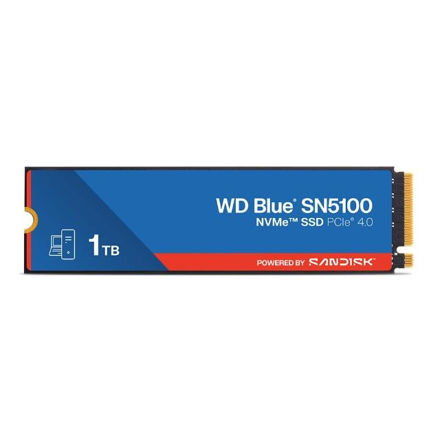 【WD 威騰】WD Blue藍標 SN5100 NVMe SSD 1TB(WDS100T5B0E)
