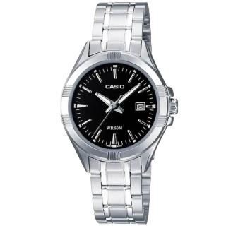 【CASIO 卡西歐】簡約時尚鋼帶女錶(LTP-1308D-1A)