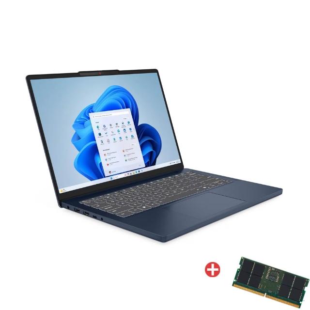 【Lenovo】升級16G組★14吋i5輕薄筆電(IdeaPad Slim 3/83K000AGTW/i5-13420H/8G/512G/W11/藍)