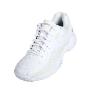 【VICTOR 勝利體育】羽球鞋 羽毛球鞋 寬楦(A102 AX 白/流金)