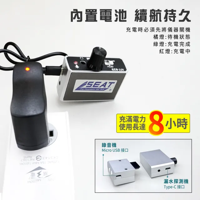 【工具王】牆壁漏水檢測 聽漏水 聽漏器 放大聲音 管道測漏 630-LLD20000(漏水位置探測 抓漏 水管漏水檢測)