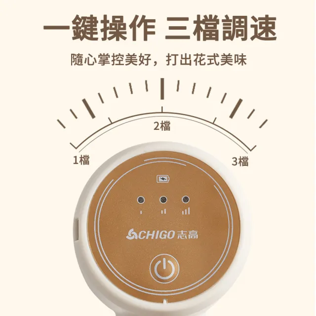 【MUAN】三檔調速雙棒無線打蛋器(手持自動攪拌器/打蛋機/奶油打發器/烘焙用品/料理調理機)