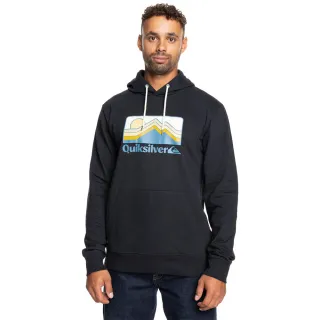 【Quiksilver】男款-QS GRADIENT MOUNTAINS HOODIE 長袖帽T-黑色(EQYSF03153-KVJ0)