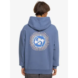 【Quiksilver】男款-GOOD HOPE LAKE HOODIE 刷毛長袖連帽T恤-藍色(EQYFT04975-BYL0)