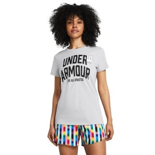 【UNDER ARMOUR】UA 女 Training Graphics 短T 1383046-011(灰白)