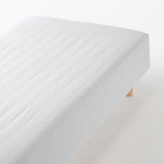 【MUJI 無印良品】棉法蘭絨床包/SD 成品尺寸:W120×L198×D30 cm 附鬆緊帶(淺灰/米色/深藍/淺棕)