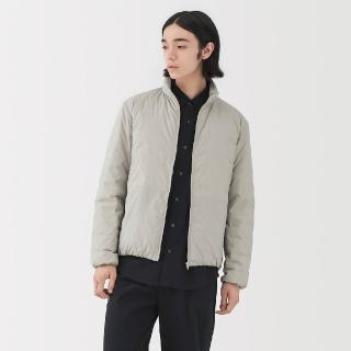 【MUJI 無印良品】男輕量羽絨可攜式立領外套(灰銀/深灰/黑色)