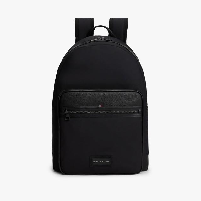 【TOMMY HILFIGER】官方旗艦館休閒背包_黑色