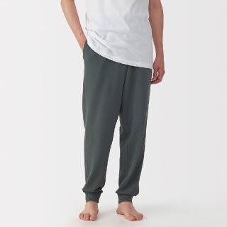 【MUJI 無印良品】男裡毛長褲(墨灰/暗藍)