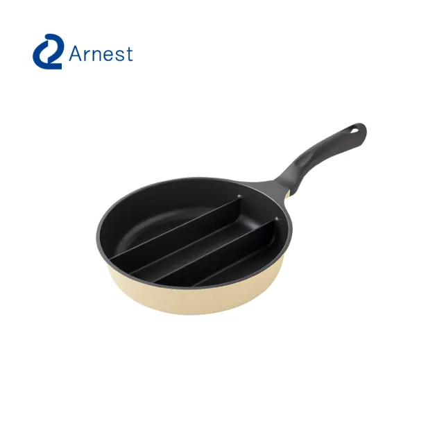 【Arnest】三格不沾料理煎鍋20cm(IH可用鍋具)