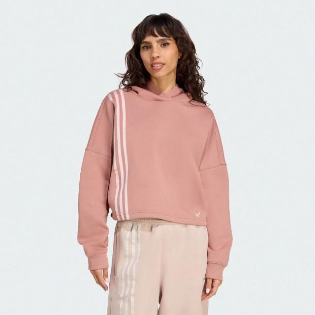 【adidas 愛迪達】OFF PLACED 連帽上衣 女 - Originals JW3601