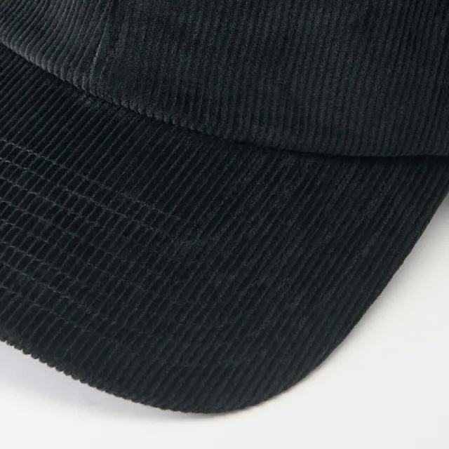 【MUJI 無印良品】吉貝木棉混燈芯絨棒球帽(米色/磚紅/黑色)