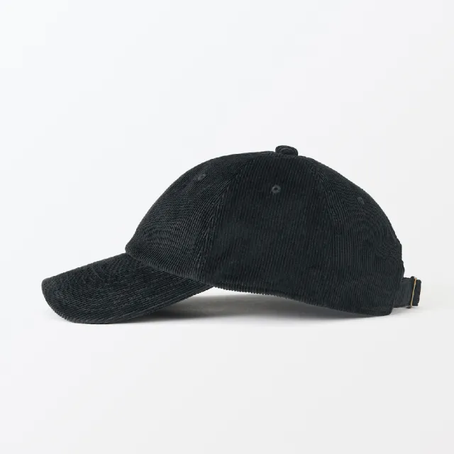 【MUJI 無印良品】吉貝木棉混燈芯絨棒球帽(米色/磚紅/黑色)