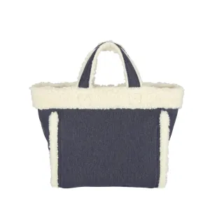 【Lesportsac】輕量材質 小型兩用托特包(3505 經典丹寧/羊羔絨)