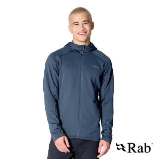 【RAB】Covex Hoody 保暖透氣刷毛連帽外套 鋼鐵藍 男款 #QFG48