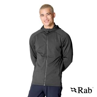 【RAB】Covex Hoody 保暖透氣刷毛連帽外套 黑色 男款 #QFG48