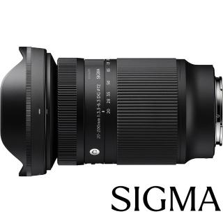 【Sigma】20-200mm F3.5-6.3 DG for SONY E-MOUNT 接環 (公司貨) 廣角變焦鏡頭 旅遊鏡 全片幅微單眼鏡頭