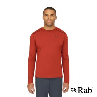 【RAB】Force LS Tee 長袖透氣排汗衣 男款 托斯卡納紅 #QBL07