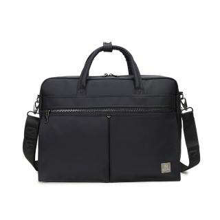 【Valentino Rudy 範倫鐵諾.路迪】簡約日式風格手提斜背公事包(黑色 VR28270 七夕情人節禮物 送禮 男包)