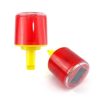 【安全設備】夜間頻閃光信號燈 道路施工安全 光感應警示燈 led警示燈(施工警示燈插頭型2入 185-CLAP150*2)