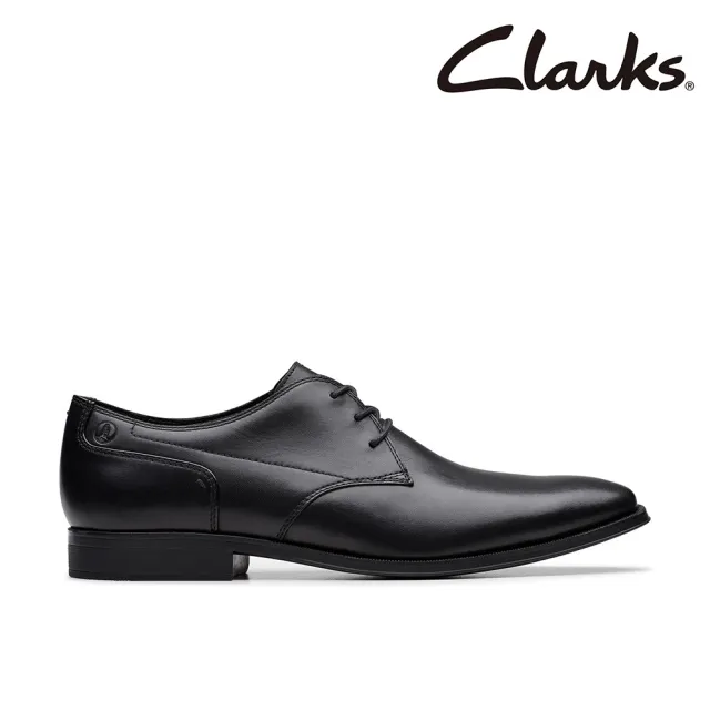 【Clarks】男鞋 Paulton Lace 寬楦素面德比紳士鞋 皮鞋(CLM83395D)