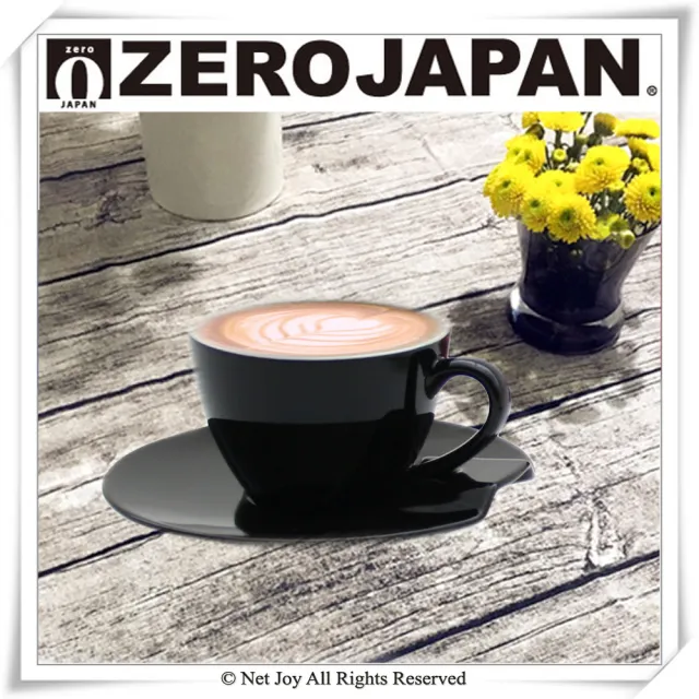 【ZERO JAPAN】陶瓷杯盤組190cc(全陶瓷/茶杯/馬克杯/陶瓷泡茶杯/咖啡杯)