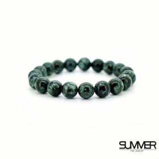 【SUMMER 寶石】招財聚財穩定情緒綠龍晶手鍊(10MM)