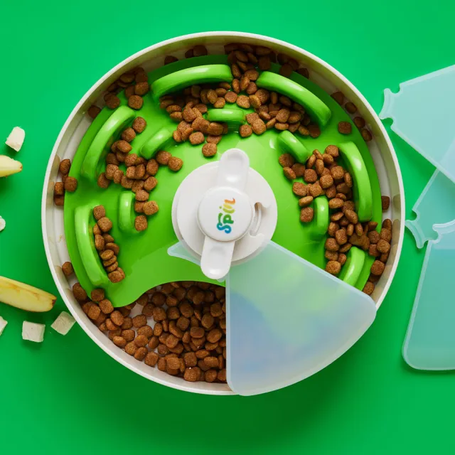 【PetDreamHouse】旋轉益智慢食碗-迷宮風扇(慢食碗推薦 嗅聞益智玩具)