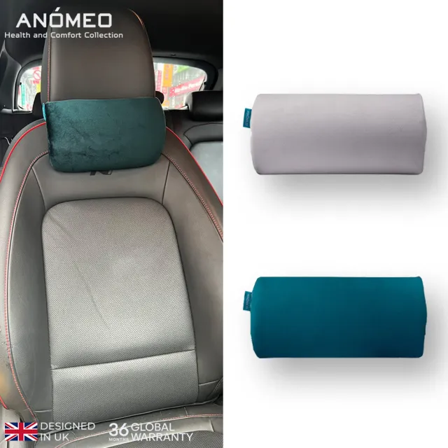 【ANOMEO】半圓柱頸托枕 高密度記憶棉(頸枕/靠枕/頭枕)