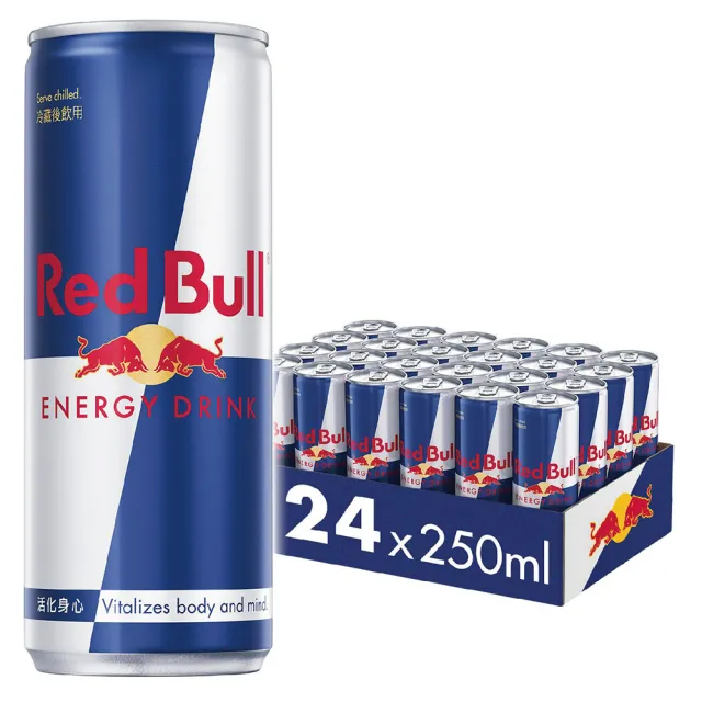 【Red Bull】RedBull紅牛能量飲料250ml 24罐 x 3箱(原味/無糖/巨峰葡萄/無糖野莓/白桃)