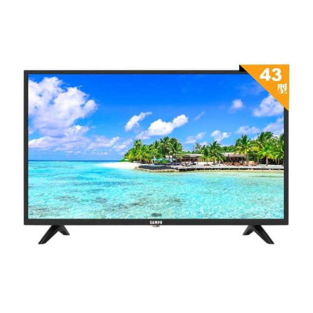 SAMPO 聲寶 EM-43FD630 是一款 43 吋 Full HD LED 電視,採用 60Hz 螢幕更新率,提供清晰流暢的影像體驗。適閤家庭娛樂使用,解析度達 Full HD,畫質細膩生動。保固期長達 1 年,品質可靠,無特定適用限制,輕鬆融入各種生活空間,是提升視覺享受的理想選擇。 SAMPO聲寶 EM-43FD630