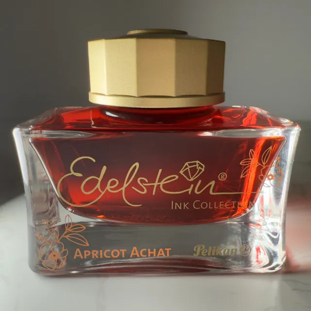【Pelikan】百利金CLASSIC M200 Apricot Agate 杏桃瑪瑙 鋼筆＋墨水禮盒組(m200贈原廠手提袋)