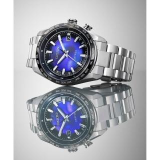 【CITIZEN 星辰】ATTESA UNITE with BLUE 限量超級鈦金屬 光動能電波錶(CB0288-65L)