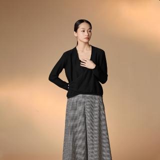 【giordano ladies】圍裹式針織上衣(02353548)
