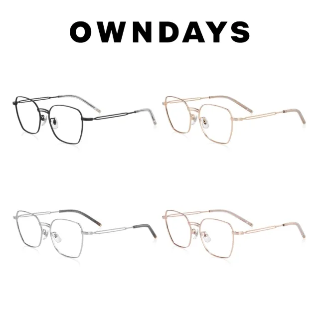 【OWNDAYS】+NICHE系列 文青金屬款光學眼鏡(NC3024X-3A)
