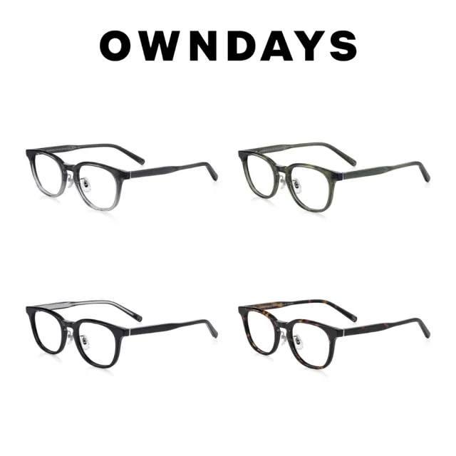 【OWNDAYS】John Dillinger系列 威靈頓款膠框光學眼鏡(JD2056N-4S)