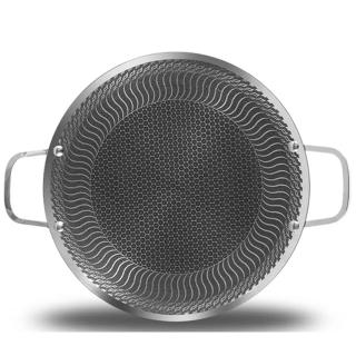 【Dashiang】日式多功能不銹鋼烤盤34CM(電磁爐 IH爐可用 不銹鋼 烤盤)