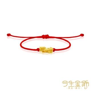 【今生金飾】Tiny富田貔貅串珠(黃金手繩 網路獨賣)