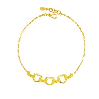 【今生金飾】心之禮手鍊(黃金手鍊)