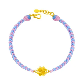 【今生金飾】Lucky Q手繩(黃金手鍊 網路獨賣)