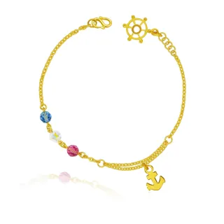 【今生金飾】夏戀水手手鍊(黃金手鍊)