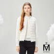 【MYVEGA 麥雪爾】MA珍珠領/小香風領輕保暖白鴨絨V領圓領兩穿羽絨背心-二款任選(羽絨/背心/輕量背心/外套)