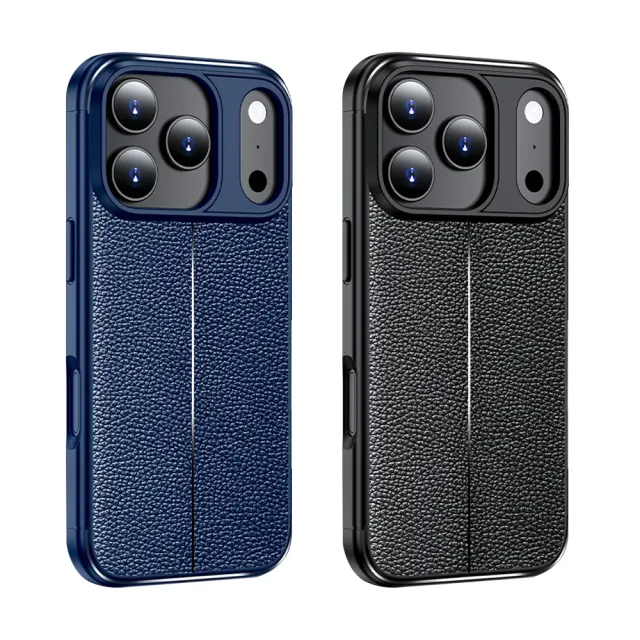 【bebehome】iPhone 17/ Air/ 17 Pro/ 17 ProMax 荔枝紋全包保護手機殼(手機殼)