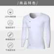 【SunFlower 三花】2件組厚棉U領男長袖內衣(衛生衣)