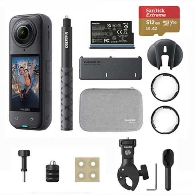 【Insta360】X5 8K全景運動相機 萬能套裝 重型夾具組(原廠公司貨)