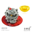 【金緻品】黃金擺件 祈福小石像 0.04錢(多選 水晶樹 貓咪 元寶 古錢 小金豆 月老 媽祖 石獅子 青砂石 迷你)