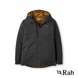 【RAB】Xenair Alpine Jacket 防風保暖化纖連帽外套 男款 黑色 #QIP09
